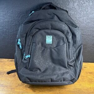 Dakine Frankie 26L Backpack Black Teal Floral Padded Laptop Sleeve Daypack